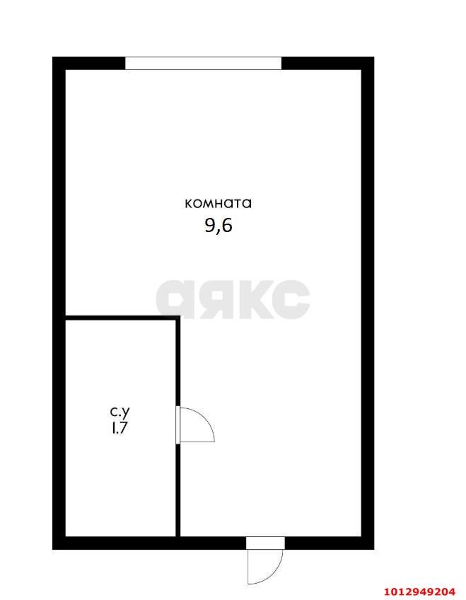 Фото №8: Студия 9&nbsp;м², 1/4&nbsp;эт. - Яблоновский, ул. Морская, 3