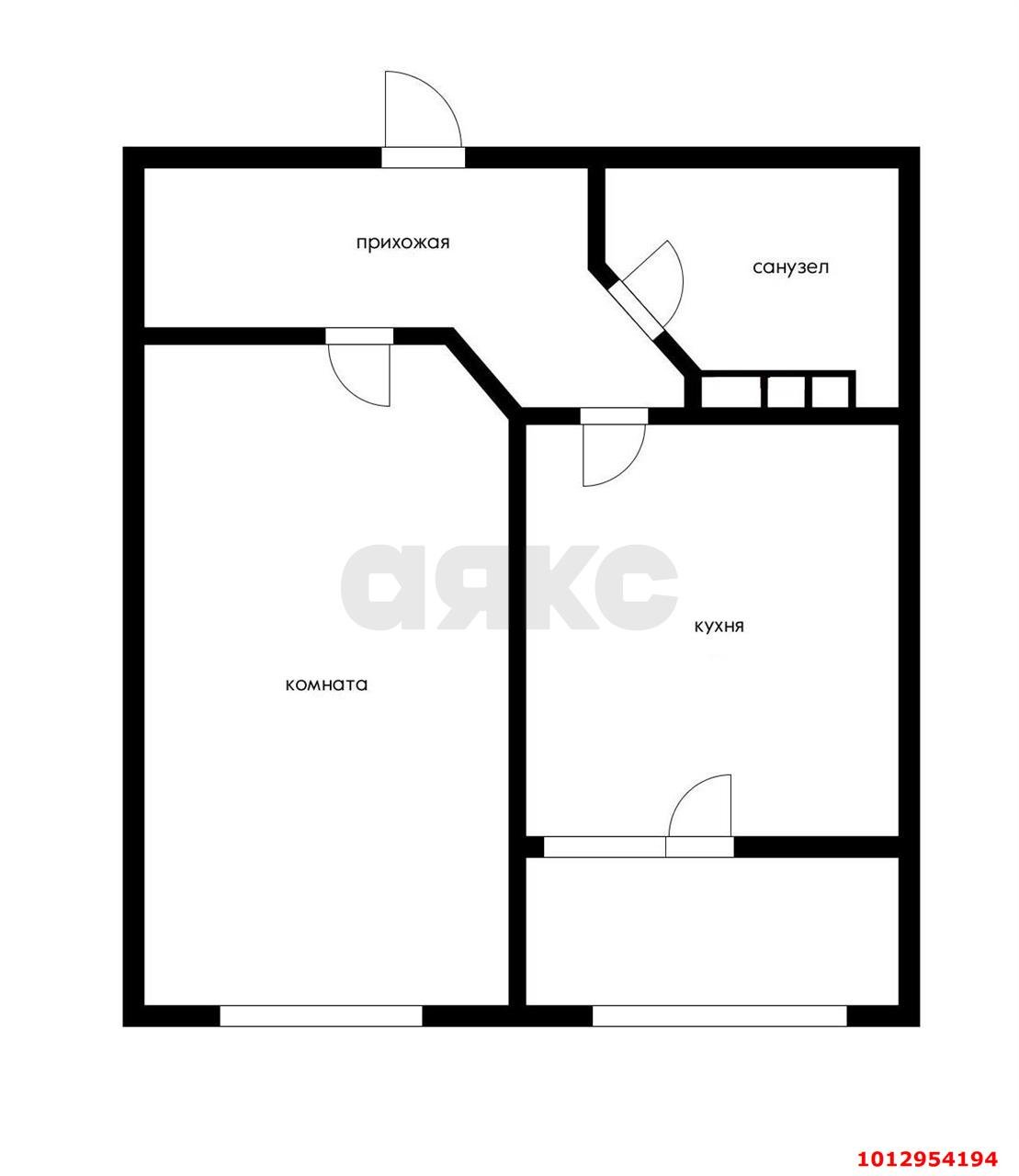 Фото №13: 1-комнатная квартира 27&nbsp;м², 2/5&nbsp;эт. - Новая Адыгея, ул. Бжегокайская, 1/1