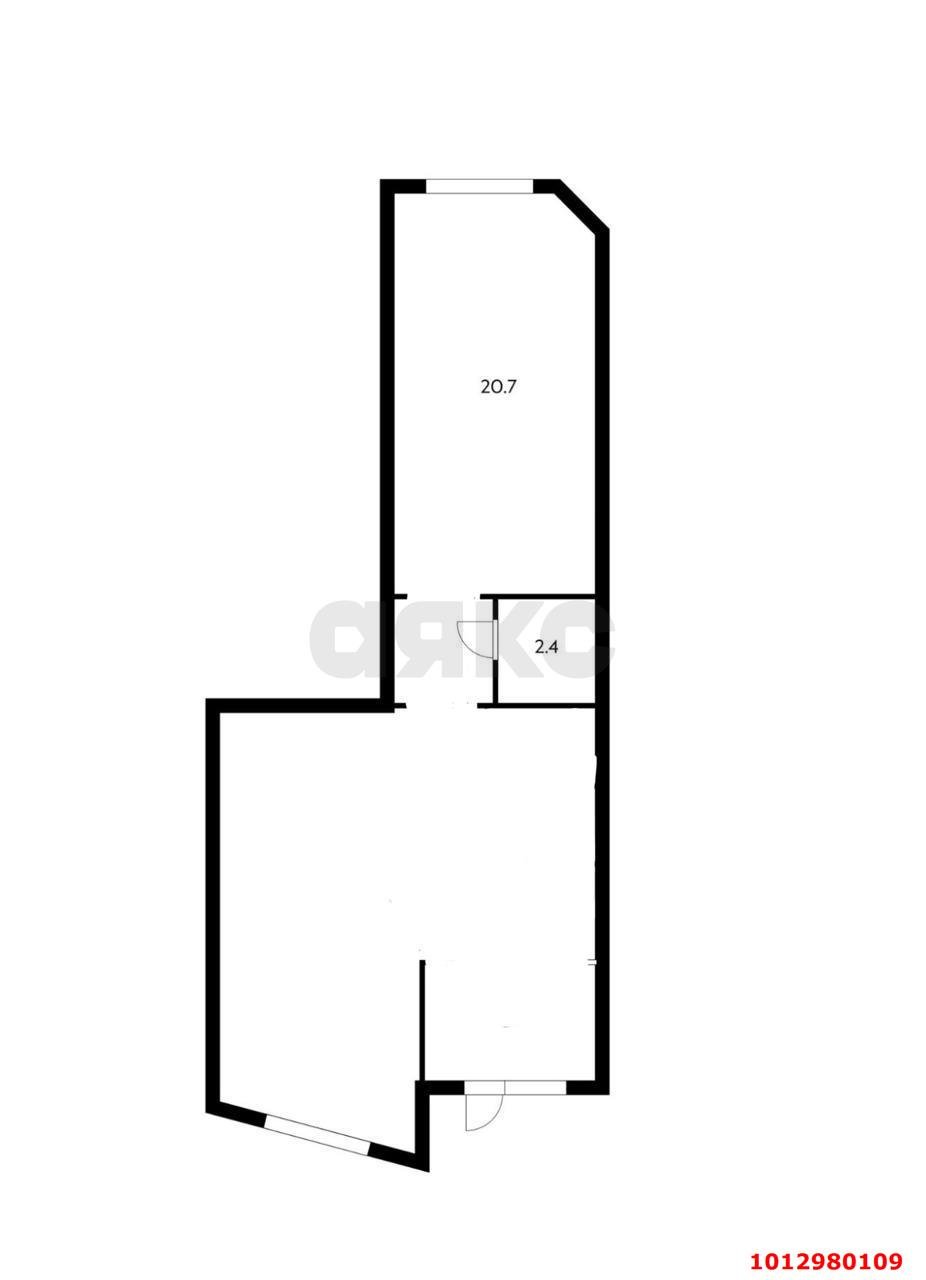 Фото №4: Торговое помещение 63&nbsp;м², 1/25&nbsp;эт. - Краснодар, Прикубанский внутригородской округ, мкр. 40 лет Победы, ул. имени 40-летия Победы
