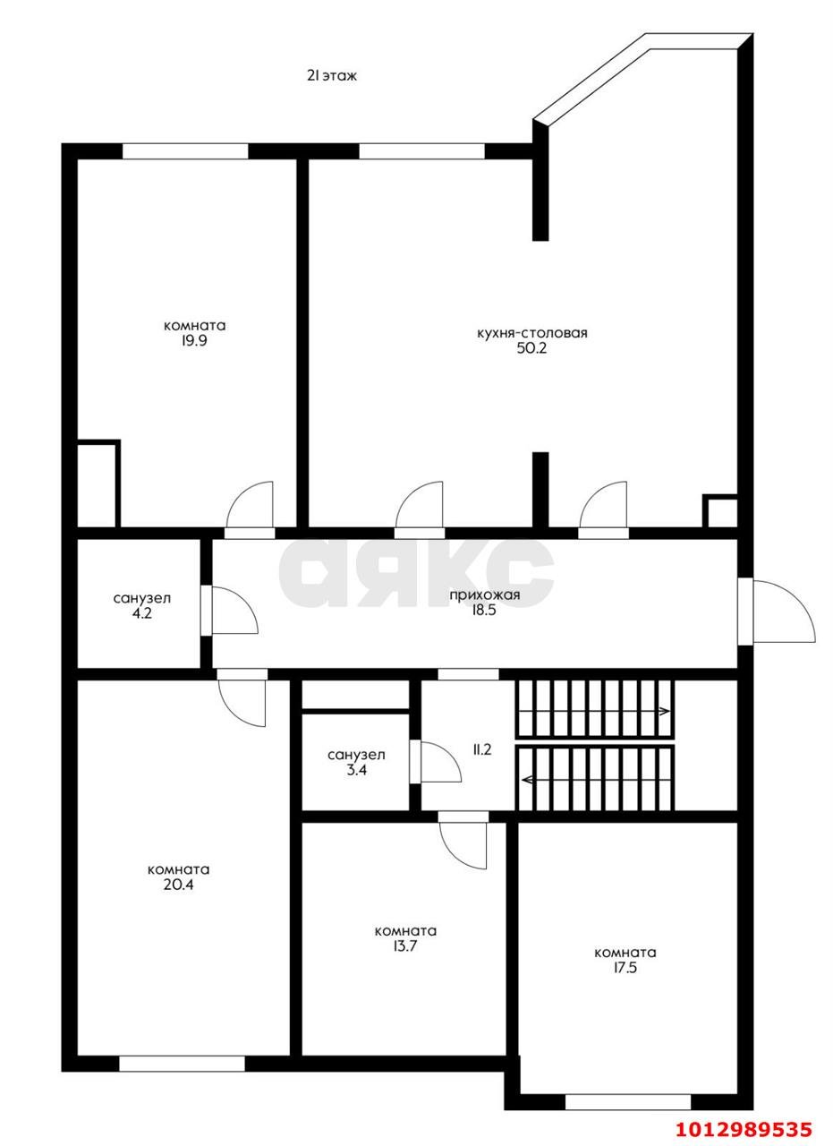 Фото №19: Пентхаус 326&nbsp;м², 22/22&nbsp;эт. - Краснодар, Прикубанский внутригородской округ, Круглик, мкр. Школьный, ул. Филатова, 19/1