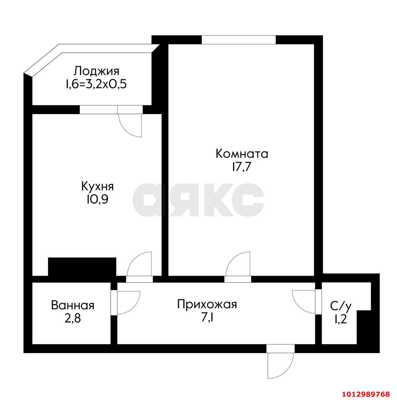 Фото №19: 1-комнатная квартира 45&nbsp;м², 2/16&nbsp;эт. - Краснодар, Прикубанский внутригородской округ, Панорама, мкр. ЖК Панорама, ул. Восточно-Кругликовская, 28/3