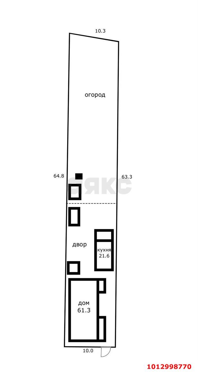 Фото №14: Дом 61&nbsp;м² + 6.55&nbsp;сот., 1&nbsp;эт. - Краснодар, Западный внутригородской округ, мкр. Сельскохозяйственный Институт, ул. Алма-Атинская, 112