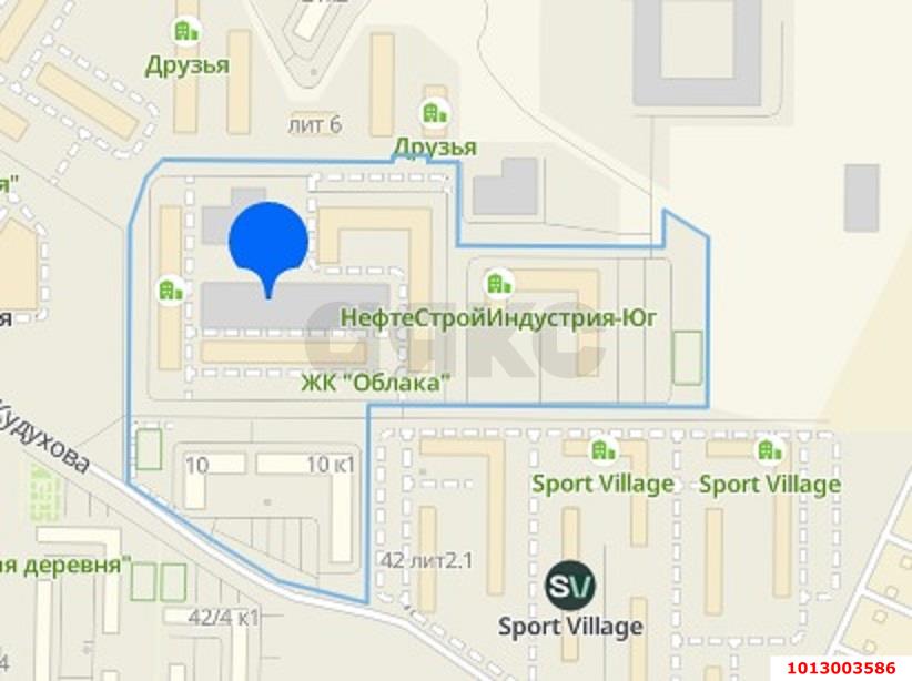Фото №3: Студия 23&nbsp;м², 3/9&nbsp;эт. - Краснодар, Прикубанский внутригородской округ, мкр. жилой комплекс Облака, ул. имени Генерала Корнилова, 9к3