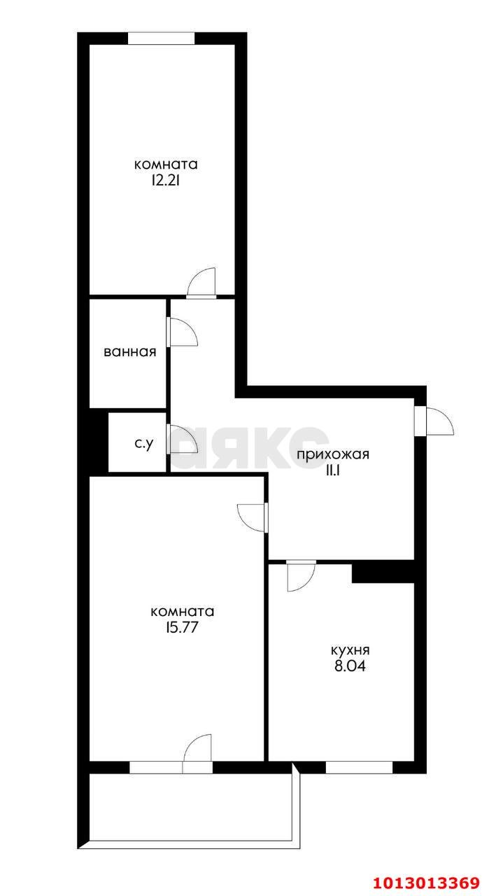 Фото №17: 2-комнатная квартира 55&nbsp;м², 2/5&nbsp;эт. - Краснодар, Прикубанский внутригородской округ, Калинино, мкр. Завод Радиоизмерительных Приборов, ул. Российская, 446/6