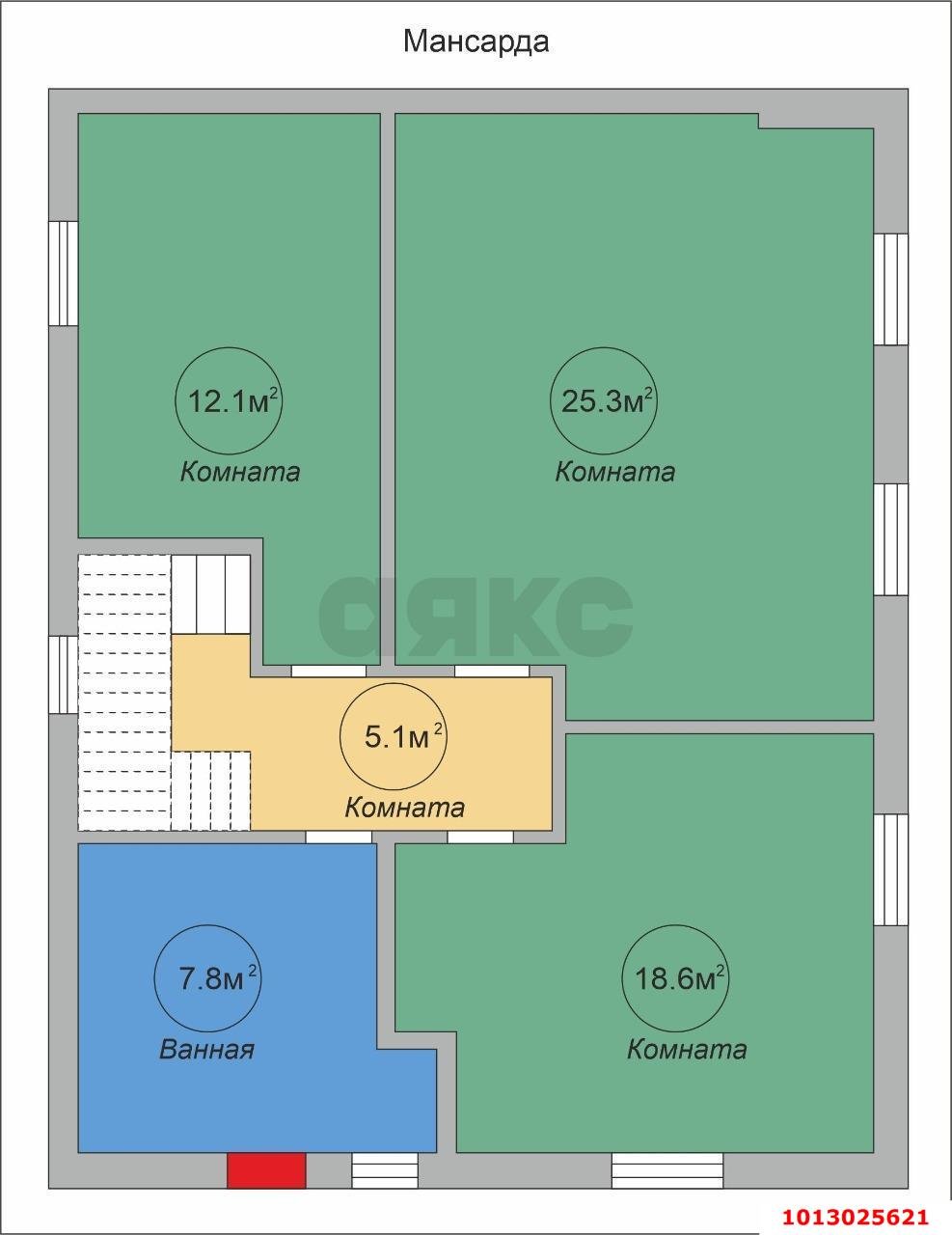 Фото №14: Дом 206&nbsp;м² + 1&nbsp;сот., 3&nbsp;эт. - Краснодар, Западный внутригородской округ, мкр. Центральный, ул. Фрунзе, 148