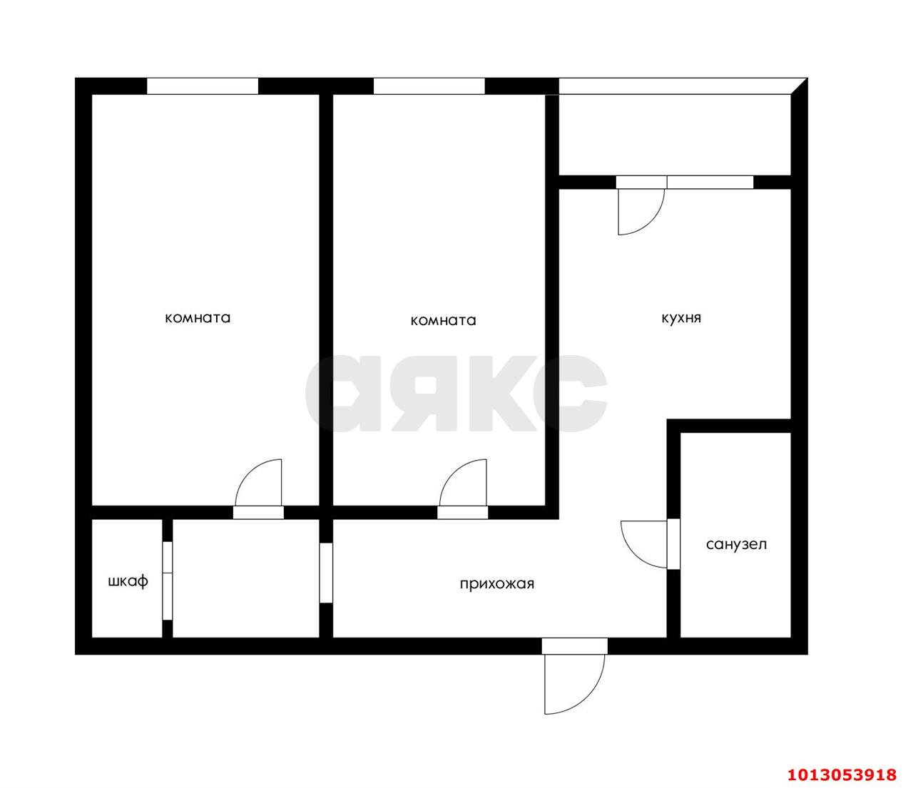 Фото №18: 2-комнатная квартира 49&nbsp;м², 1/5&nbsp;эт. - Краснодар, Прикубанский внутригородской округ, мкр. Музыкальный, ул. имени С.В. Рахманинова, 17