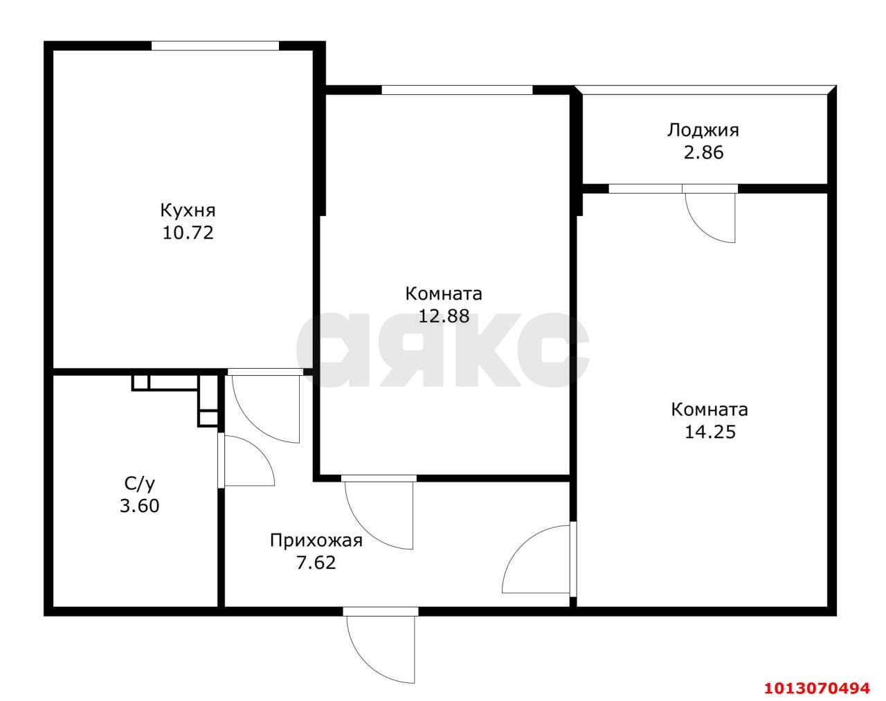 Фото №20: 2-комнатная квартира 50&nbsp;м², 9/16&nbsp;эт. - Краснодар, Карасунский внутригородской округ, мкр. ЖК Смородина, ул. Владимира Жириновского, 1