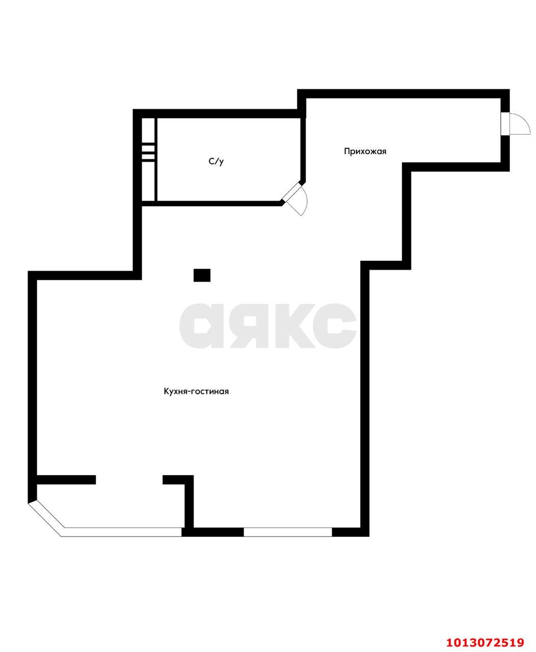 Фото №9: 1-комнатная квартира 52&nbsp;м², 11/18&nbsp;эт. - Краснодар, Прикубанский внутригородской округ, мкр. Славянский, ул. Красных Партизан, 109/1