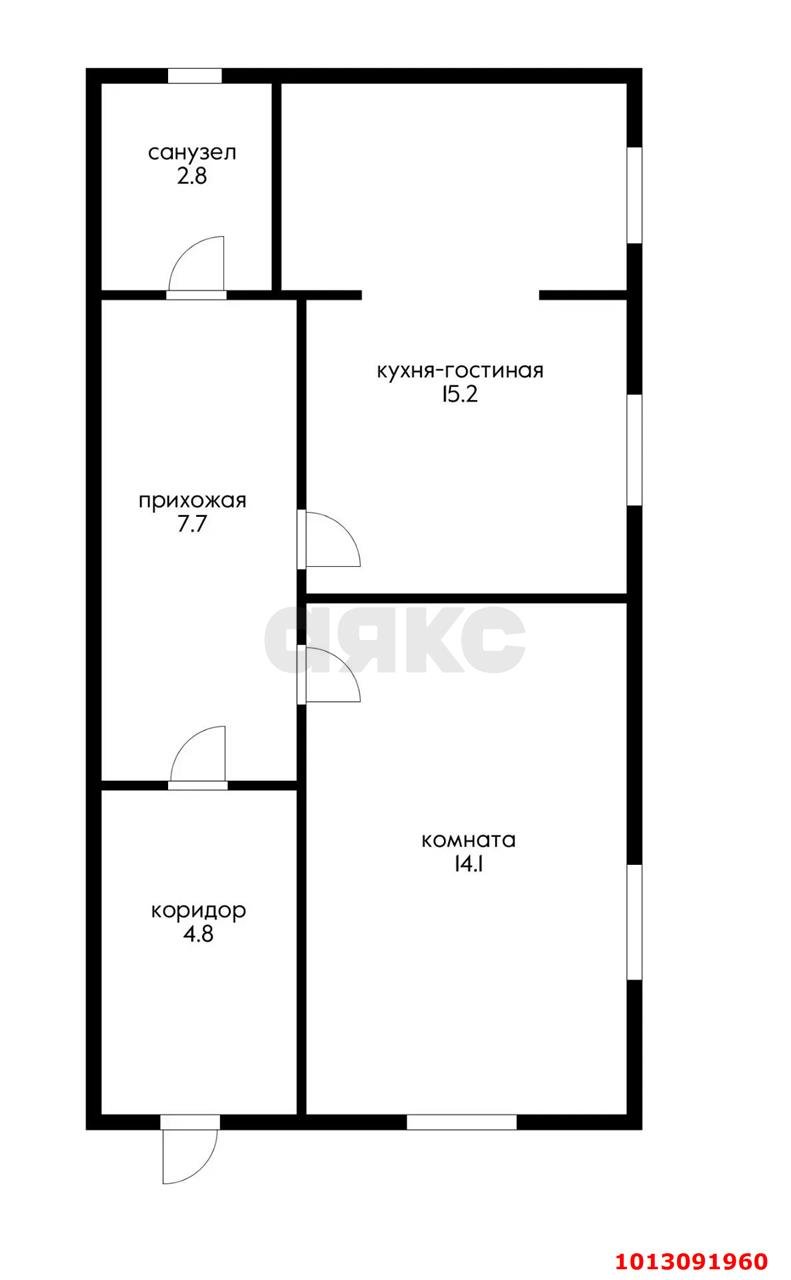 Фото №11: Дом 45&nbsp;м² + 2.56&nbsp;сот., 1&nbsp;эт. - Динская, мкр. ДСНТ Труд, ул. Зелёная, 38