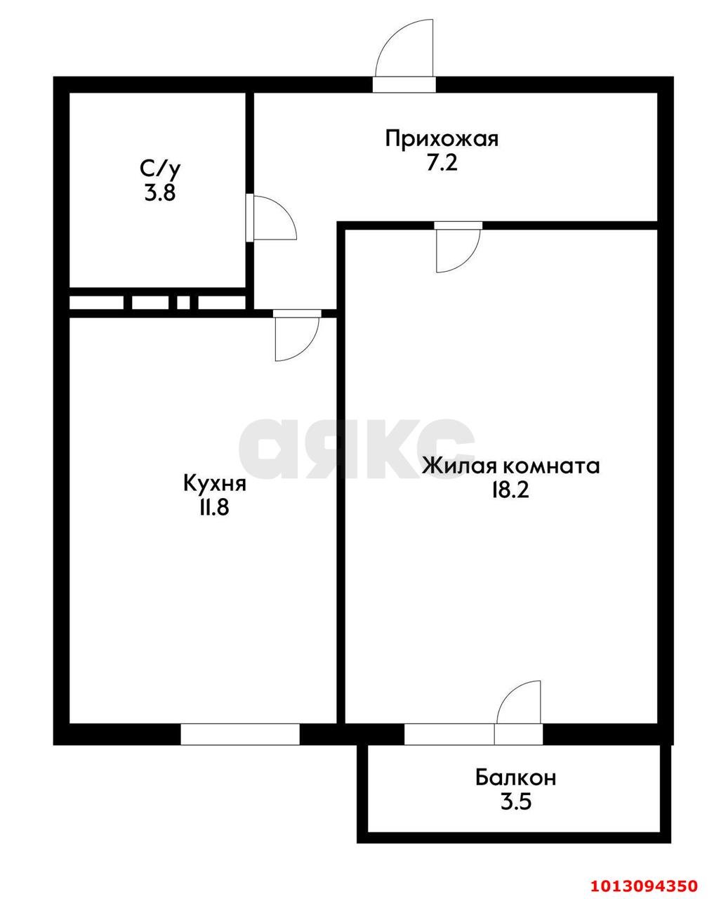 Фото №11: 1-комнатная квартира 39&nbsp;м², 9/16&nbsp;эт. - Краснодар, Карасунский внутригородской округ, мкр. жилой комплекс Мелодия, ул. Гидростроителей, 59/2