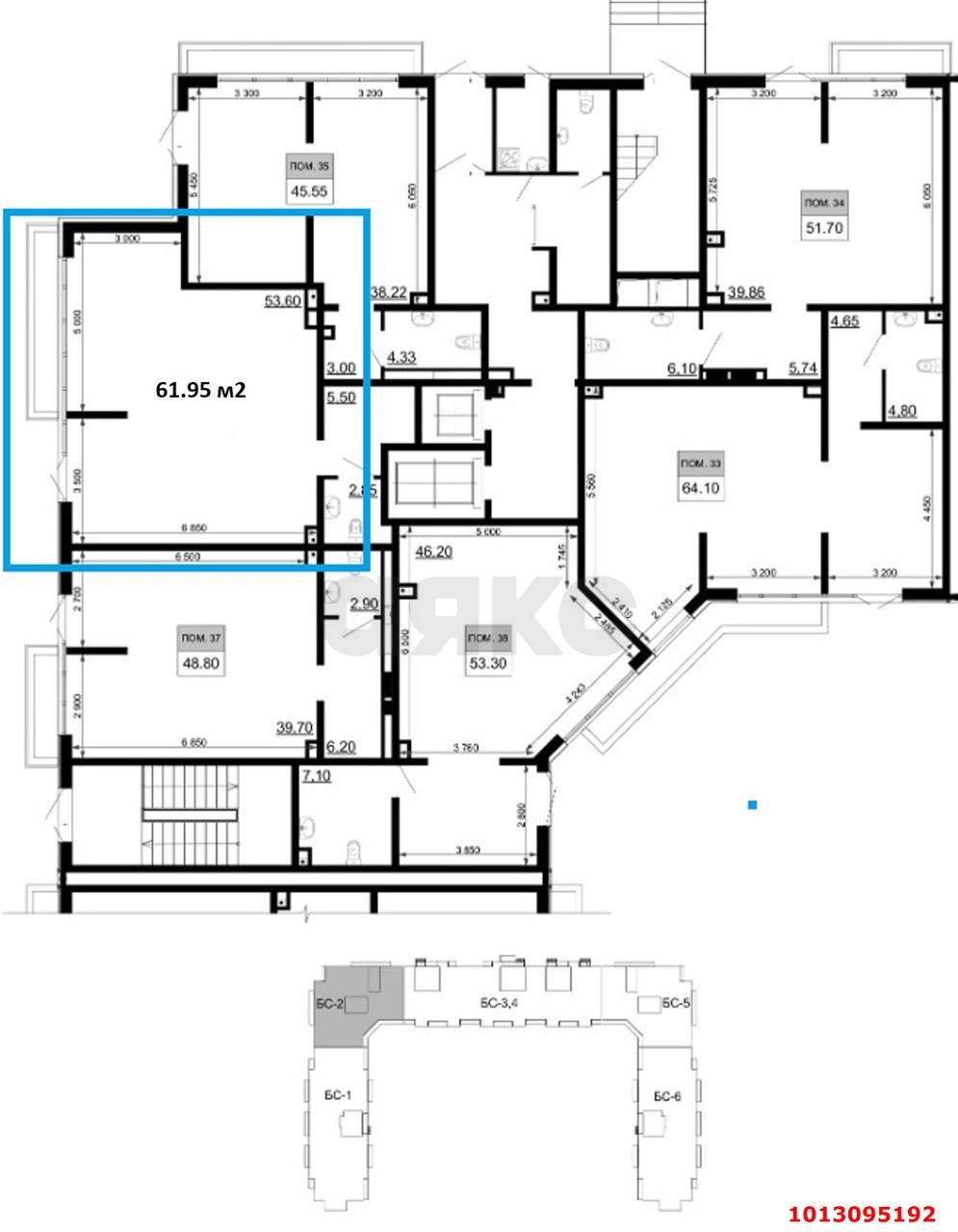 Фото №10: Торговое помещение 61&nbsp;м², 1/19&nbsp;эт. - Краснодар, Прикубанский внутригородской округ, мкр. Молодёжный, ул. Дубравная, 1