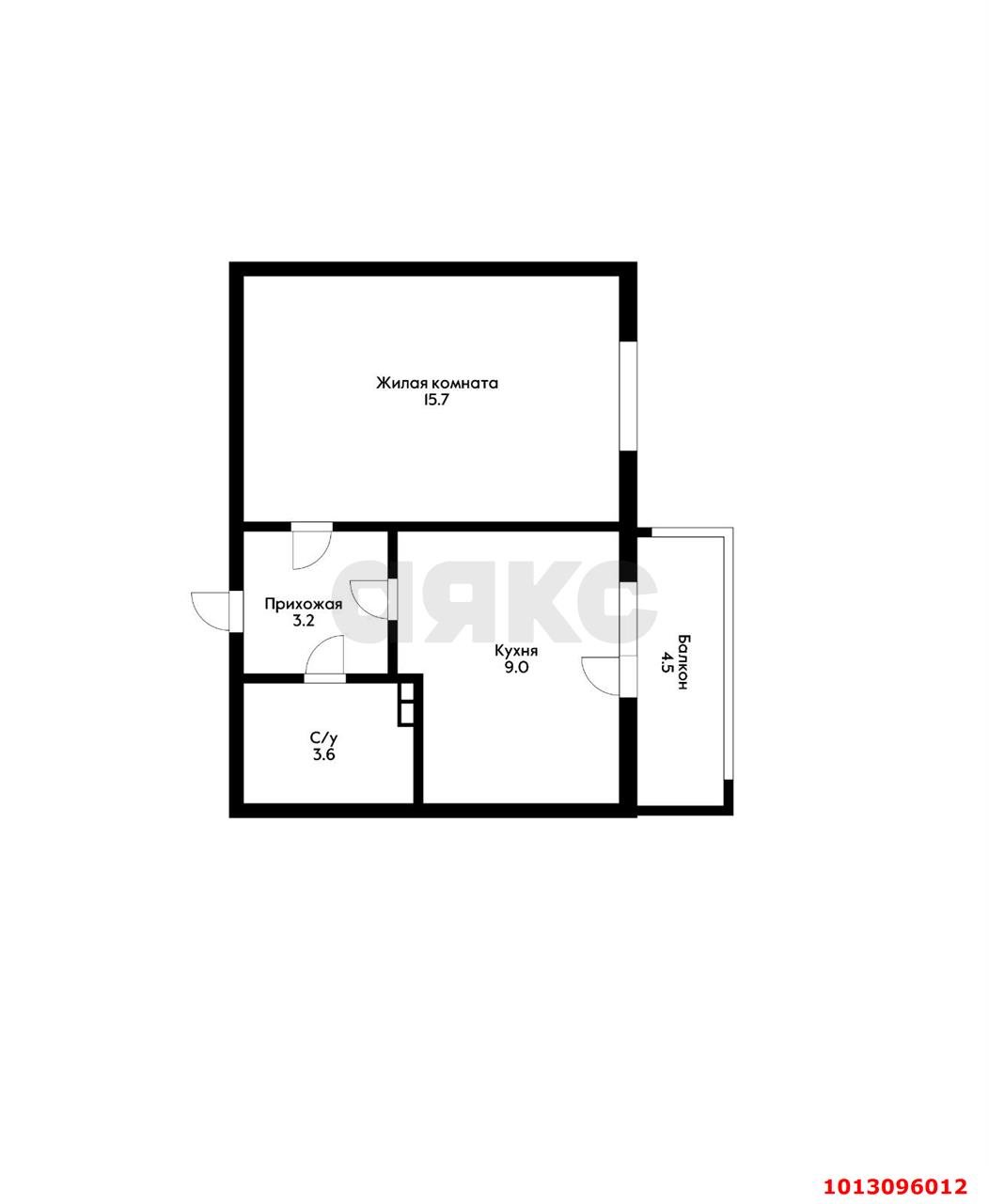 Фото №9: 1-комнатная квартира 31&nbsp;м², 8/9&nbsp;эт. - Краснодар, Прикубанский внутригородской округ, мкр. Краевая Клиническая Больница, ул. Восточно-Кругликовская, 84
