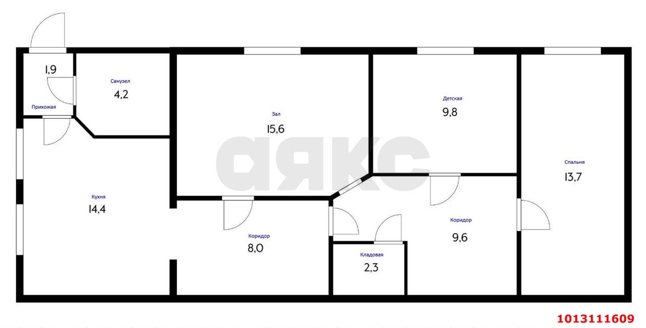Фото №14: Дом 80&nbsp;м² + 8&nbsp;сот., 1&nbsp;эт. - Прикубанский, ул. Космонавтов, 16