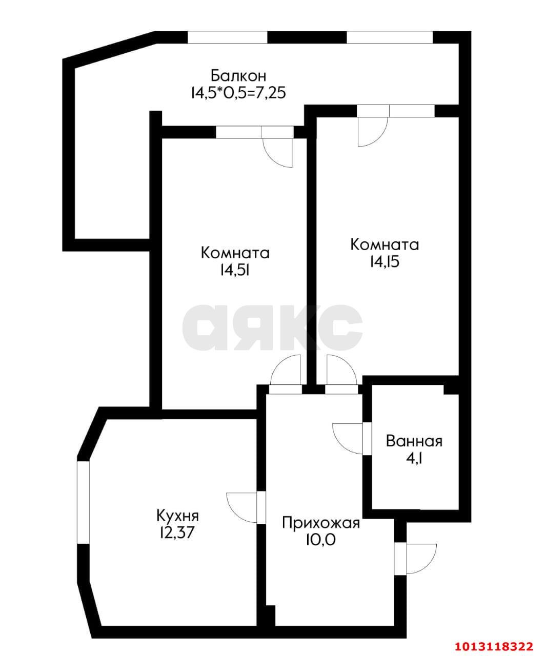 Фото №11: 2-комнатная квартира 70&nbsp;м², 12/20&nbsp;эт. - Краснодар, Прикубанский внутригородской округ, жилой комплекс Мозаика, ж/м имени Демьяна Бедного, ул. Степная, 1/1