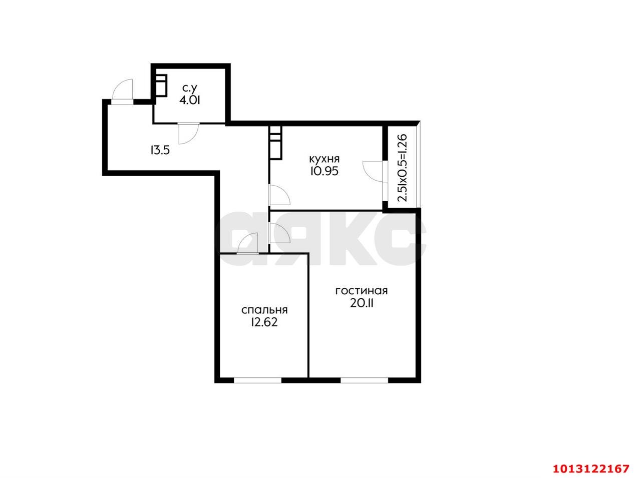 Фото №11: 2-комнатная квартира 70&nbsp;м², 3/24&nbsp;эт. - Краснодар, Прикубанский внутригородской округ, ЖК Губернский, мкр. 1-й квартал, ул. Домбайская, 57