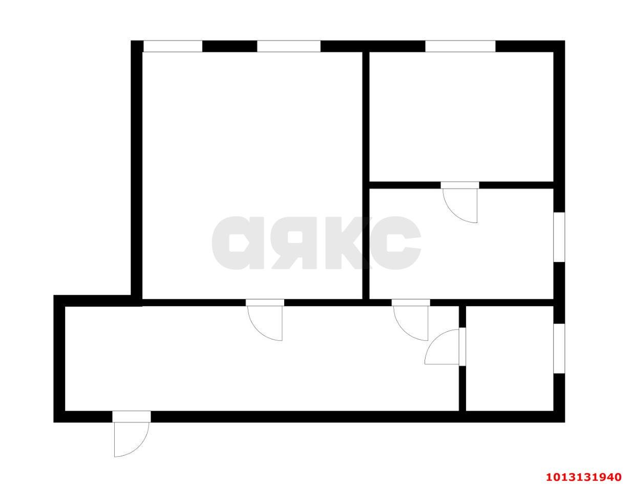 Фото №4: 2-комнатная квартира 48&nbsp;м², 1/2&nbsp;эт. - Афипский, ул. Октябрьская, 86