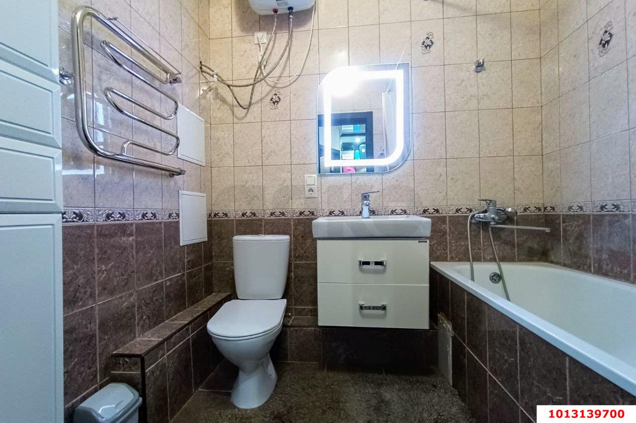 Фото №8: 1-комнатная квартира 40&nbsp;м², 4/18&nbsp;эт. - Краснодар, Карасунский внутригородской округ, мкр. жилой комплекс Рассвет, ул. Гидростроителей, 67