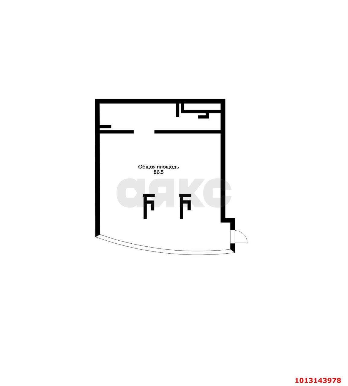 Фото №4: Торговое помещение 86&nbsp;м², 1/24&nbsp;эт. - Краснодар, Прикубанский внутригородской округ, имени Петра Метальникова, мкр. ЖК Выше, ул. Евгении Жигуленко, 25к2