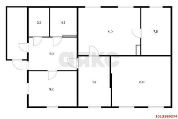 Фото №1: Дом 75&nbsp;м² + 8&nbsp;сот., 1&nbsp;эт. - Динская, ул. Комсомольская, 117