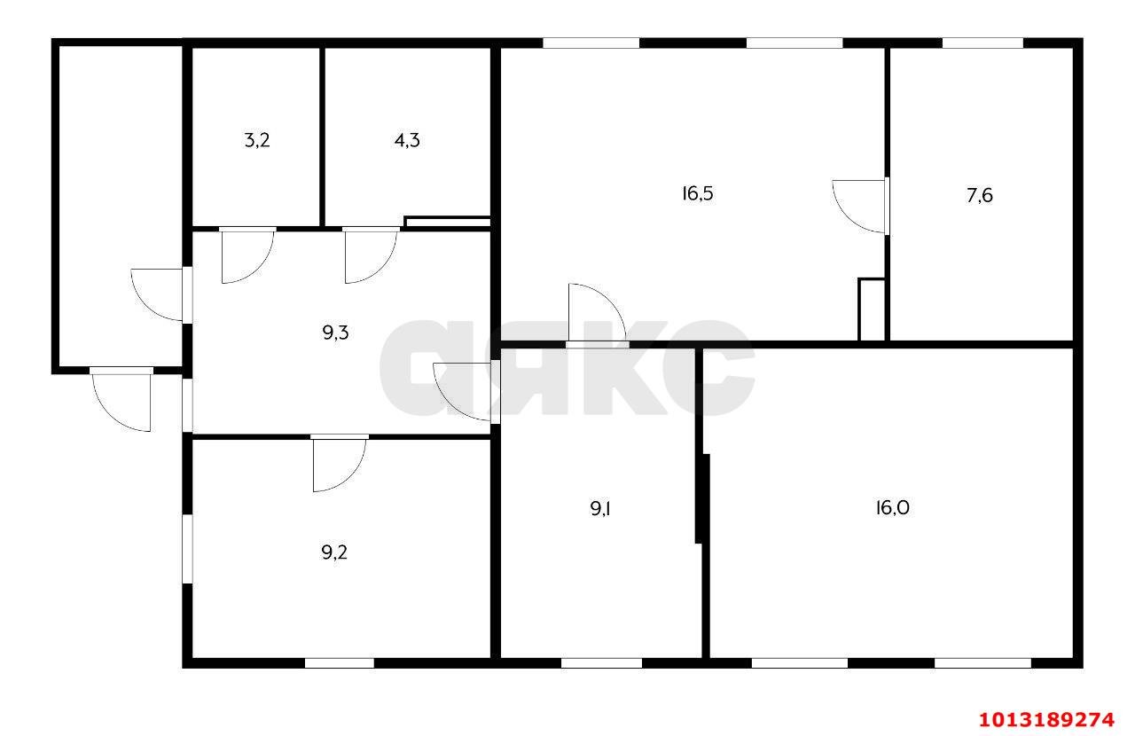 Фото №1: Дом 75&nbsp;м² + 8&nbsp;сот., 1&nbsp;эт. - Динская, ул. Комсомольская, 117