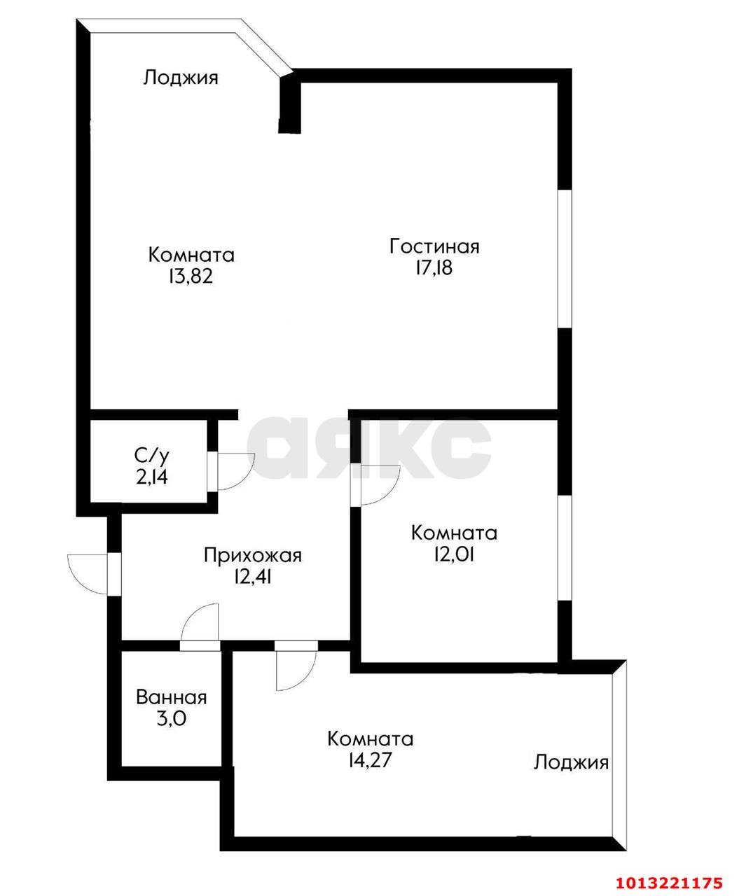 Фото №16: 3-комнатная квартира 77&nbsp;м², 7/18&nbsp;эт. - Краснодар, Прикубанский внутригородской округ, Панорама, мкр. ЖК Керченский, ул. им. Героя Сарабеева В.И., 5к2
