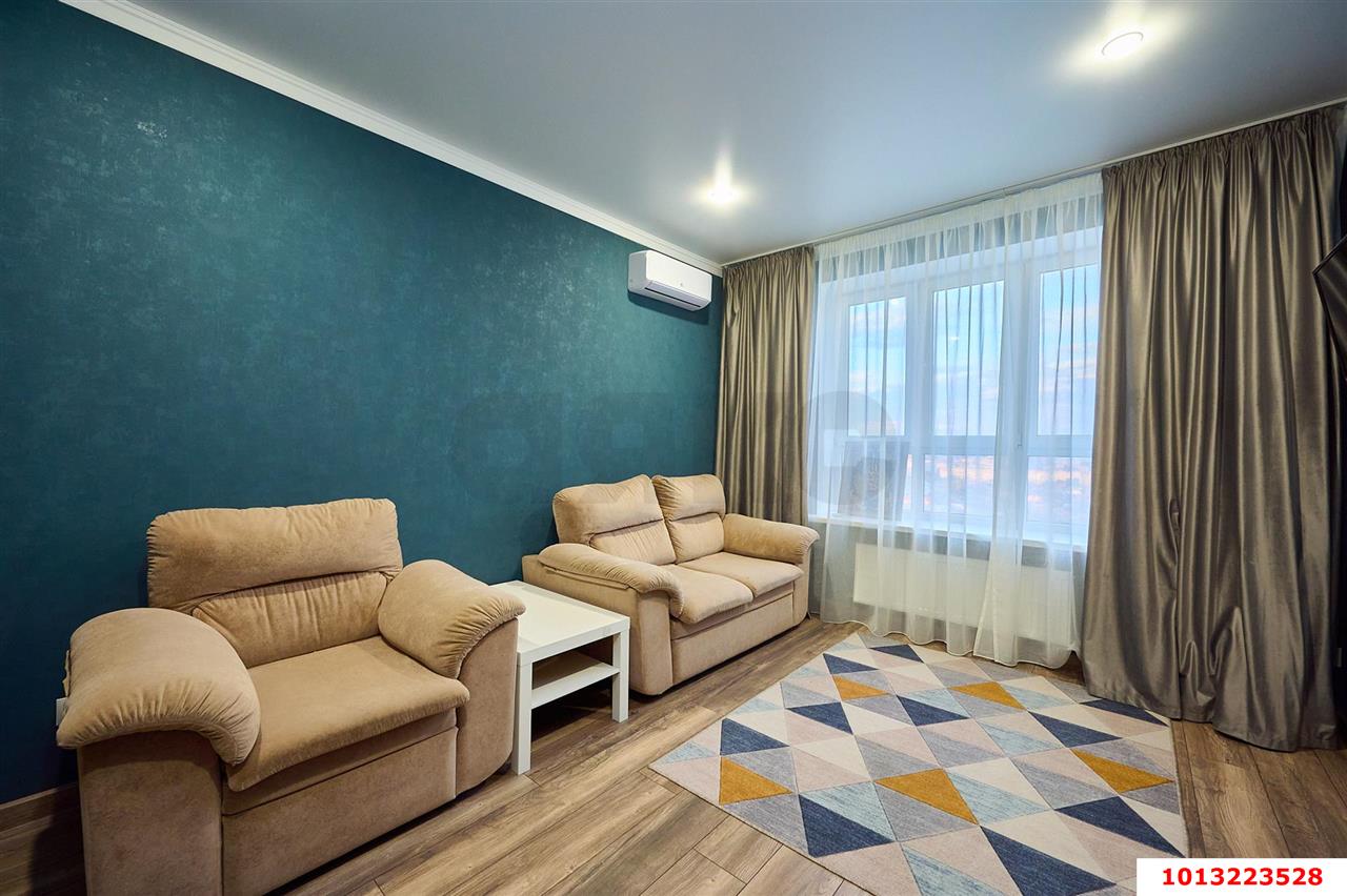 Фото №2: 2-комнатная квартира 50&nbsp;м², 21/24&nbsp;эт. - Краснодар, Карасунский внутригородской округ, жилой комплекс Гарантия, мкр. Камвольно-суконный Комбинат, ул. Дежнёва, 29/3