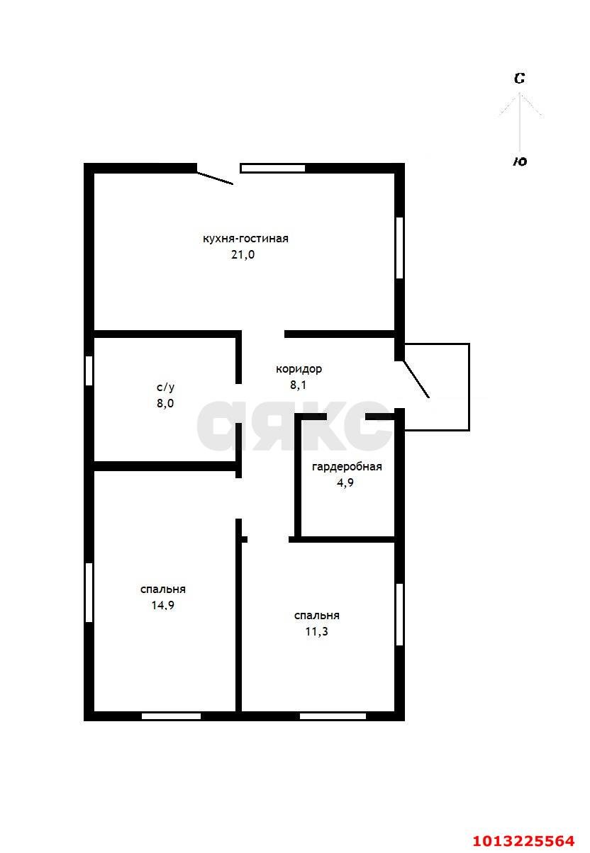 Фото №12: Дом 70&nbsp;м² + 3.06&nbsp;сот., 1&nbsp;эт. - Южный, п. коттеджный  Южная столица, ул. Апшеронская, 19