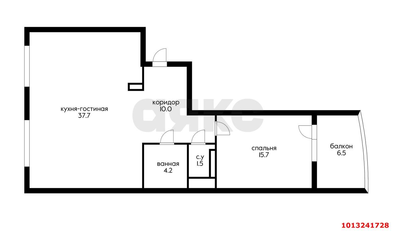 Фото №20: 2-комнатная квартира 70&nbsp;м², 16/17&nbsp;эт. - Краснодар, Прикубанский внутригородской округ, 40 лет Победы, мкр. жилой комплекс Симфония, ул. Российская, 72/5