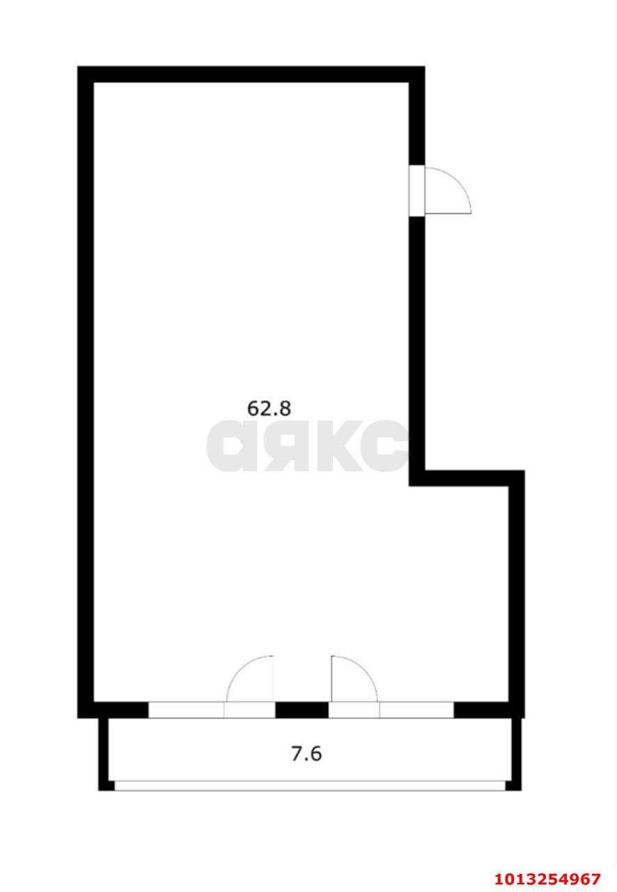 Фото №7: Торговое помещение 71&nbsp;м², 1/5&nbsp;эт. - Краснодар, Прикубанский внутригородской округ, мкр. Музыкальный, ул. имени С.С. Прокофьева, 3А