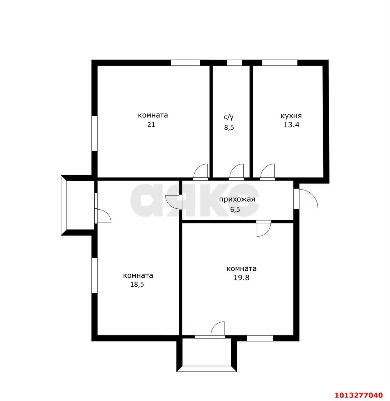 Фото №17: 3-комнатная квартира 90&nbsp;м², 2/4&nbsp;эт. - Краснодар, Западный внутригородской округ, мкр. Центральный, ул. Гоголя, 41