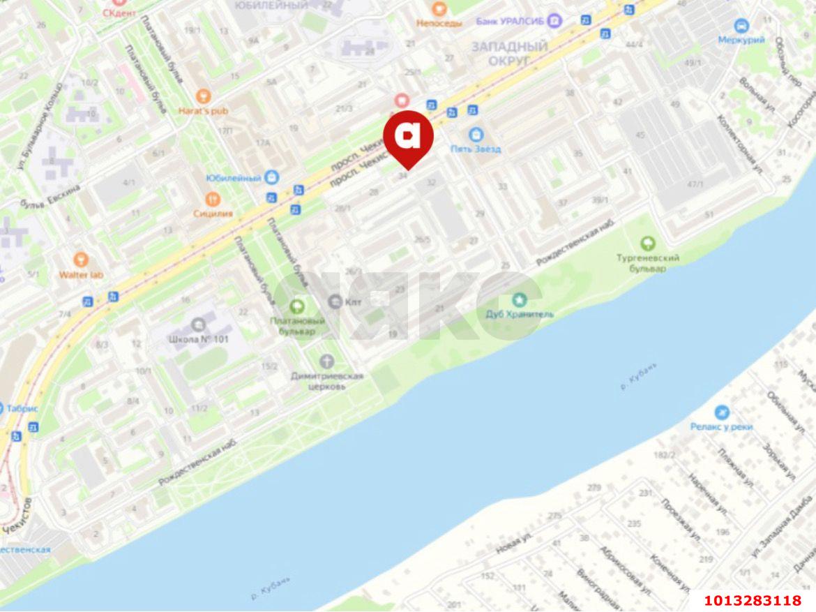 Фото №15: Торговое помещение 57&nbsp;м², -1/10&nbsp;эт. - Краснодар, Западный внутригородской округ, мкр. Юбилейный, пр-кт Чекистов, 34