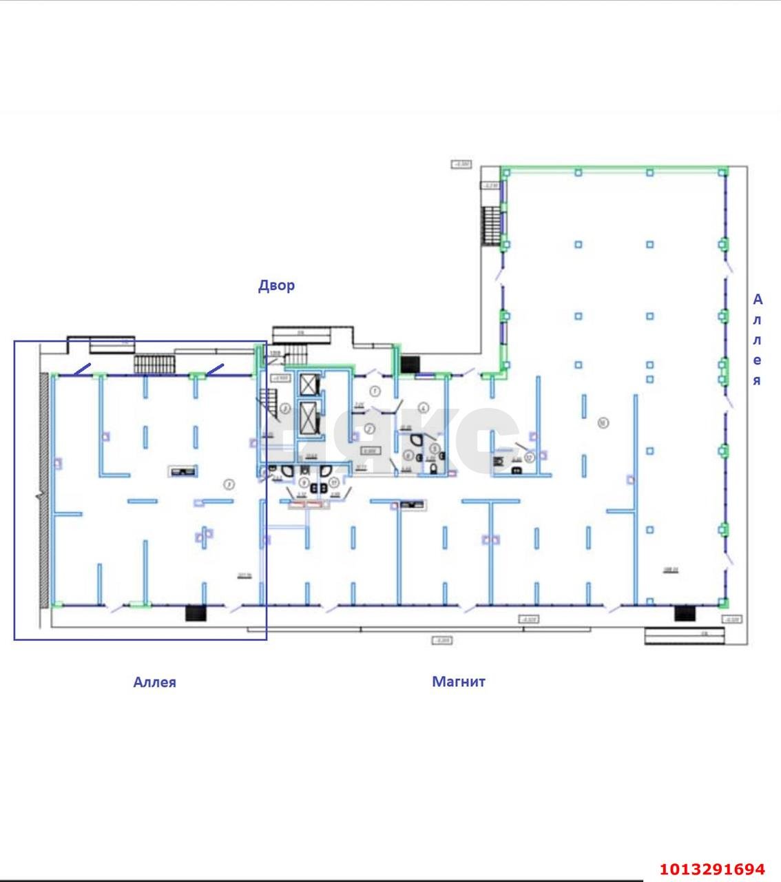 Фото №4: Торговое помещение 220&nbsp;м², 1/18&nbsp;эт. - Знаменский, Карасунский внутригородской округ, мкр. Родные Просторы, ул. Природная, 10Б