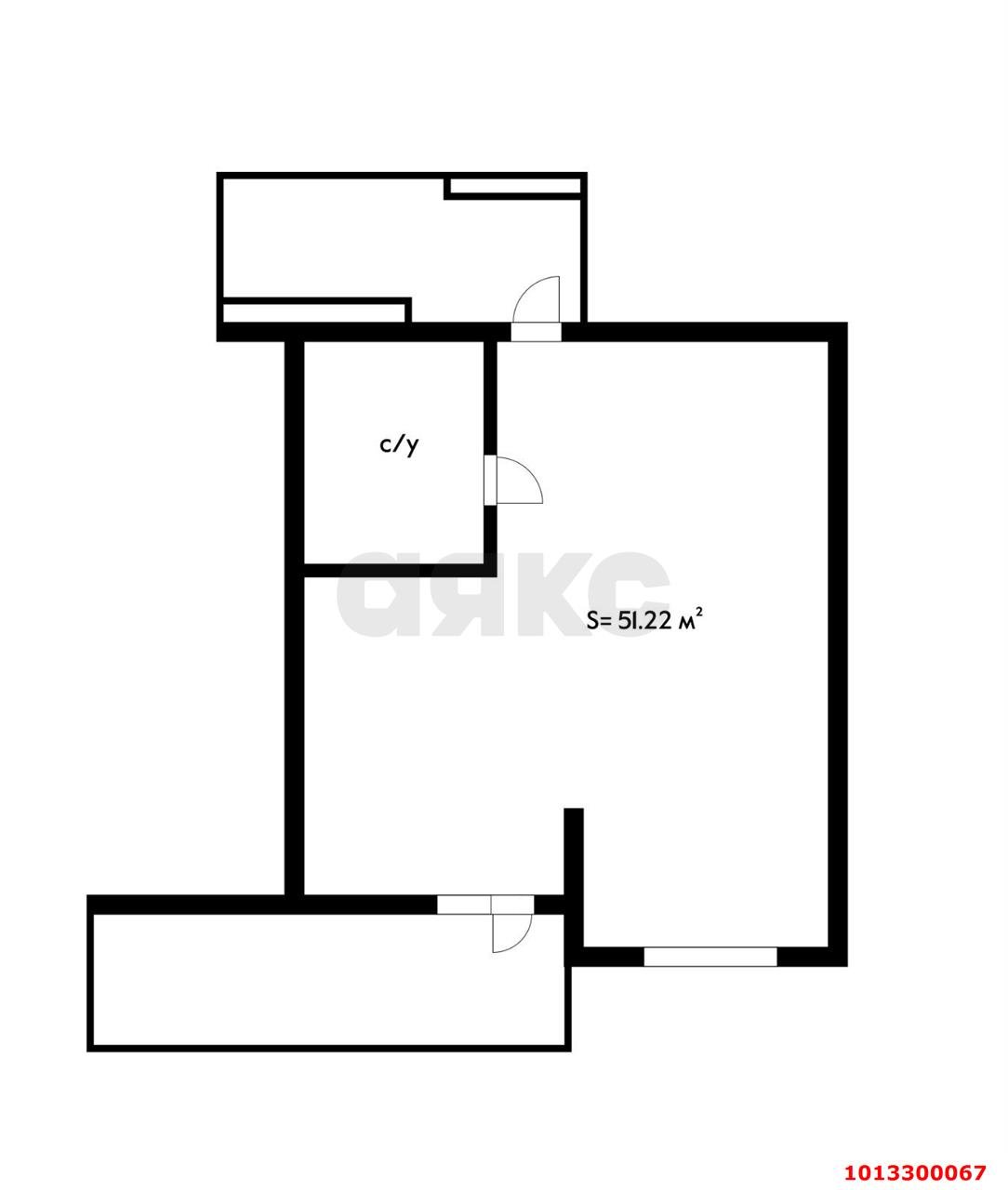 Фото №8: Торговое помещение 51&nbsp;м², 1/19&nbsp;эт. - Краснодар, Прикубанский внутригородской округ, имени Петра Метальникова, мкр. ЖК Лучший, ул. Ростовское шоссе, 30/6к3