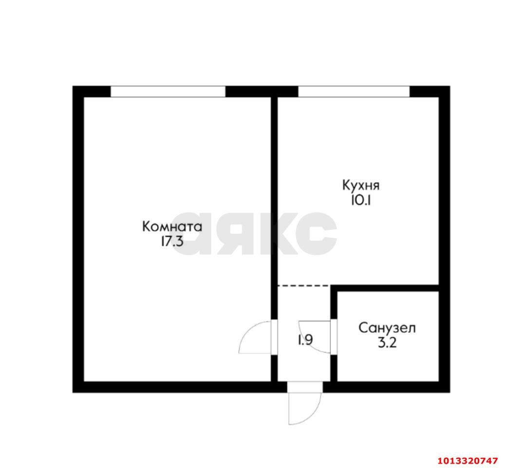 Фото №10: 1-комнатная квартира 32&nbsp;м², 5/5&nbsp;эт. - Краснодар, Прикубанский внутригородской округ, Калинино, мкр. Завод Радиоизмерительных Приборов, ул. Павловская, 1/10/1