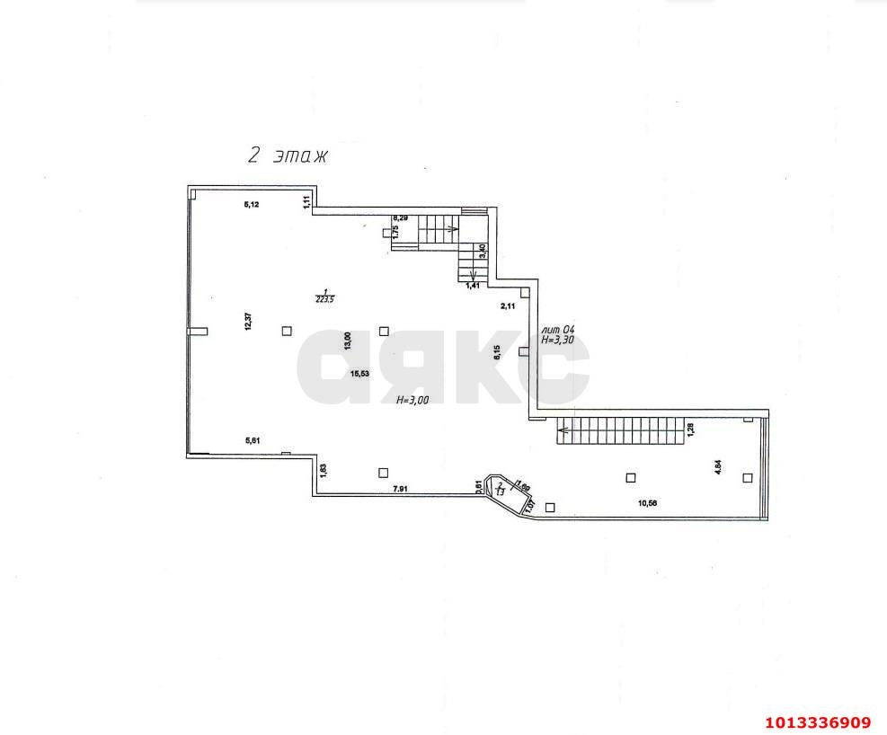 Фото №1: Торговое помещение 471&nbsp;м², 2/2&nbsp;эт. - Краснодар, Центральный внутригородской округ, мкр. Центральный, ул. Карасунская, 86