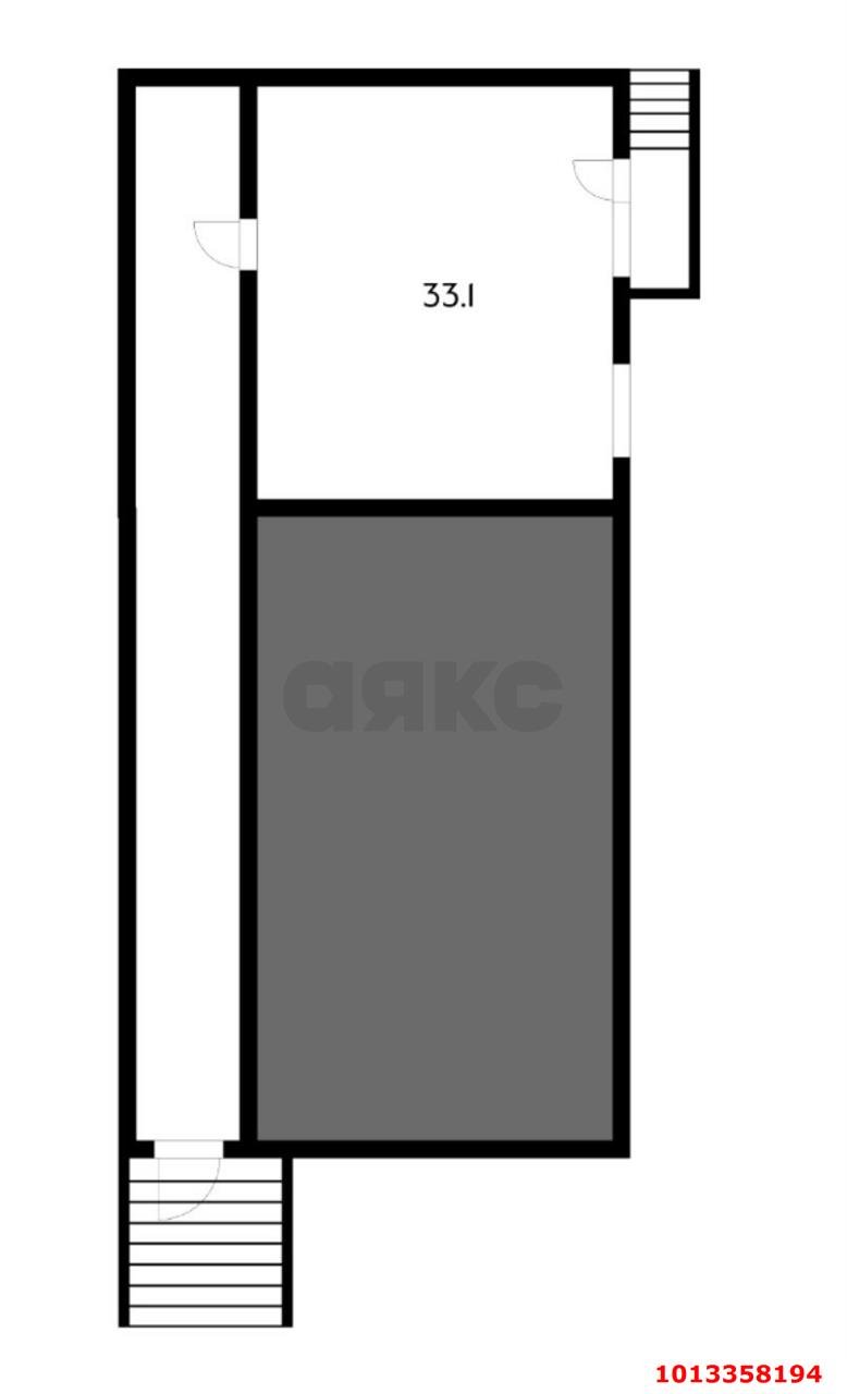 Фото №8: Офисное помещение 33&nbsp;м², 7&nbsp;эт. - Российский, мкр. Прикубанский внутригородской округ, ул. имени В.М. Комарова, 25