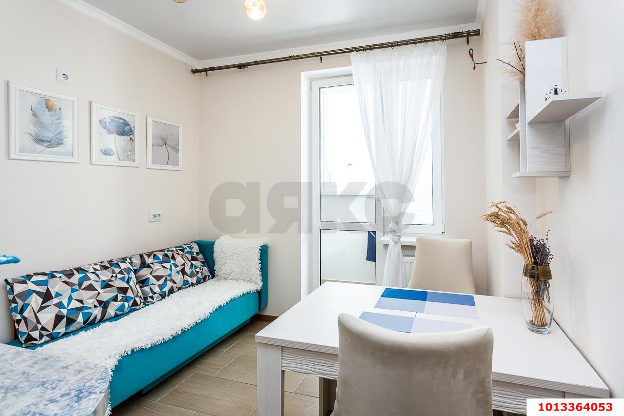 Фото №4: 1-комнатная квартира 32&nbsp;м², 1/9&nbsp;эт. - Краснодар, Прикубанский внутригородской округ, мкр. жилой комплекс Спортивная Деревня, ул. Западный Обход, 42/4