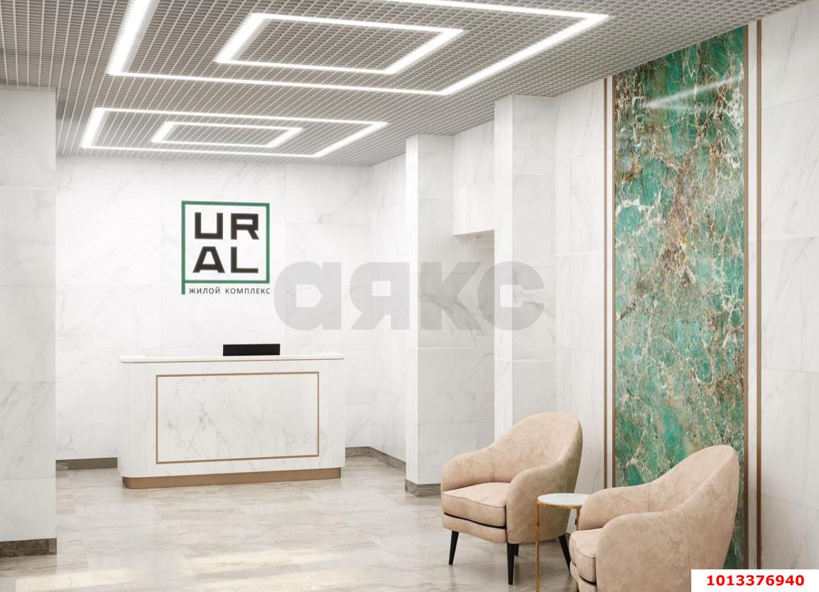 Фото №4: Студия 25&nbsp;м², 5/25&nbsp;эт. - Краснодар, Карасунский внутригородской округ, Камвольно-суконный Комбинат, мкр. ЖК Урал, ул. Уральская, 87/7
