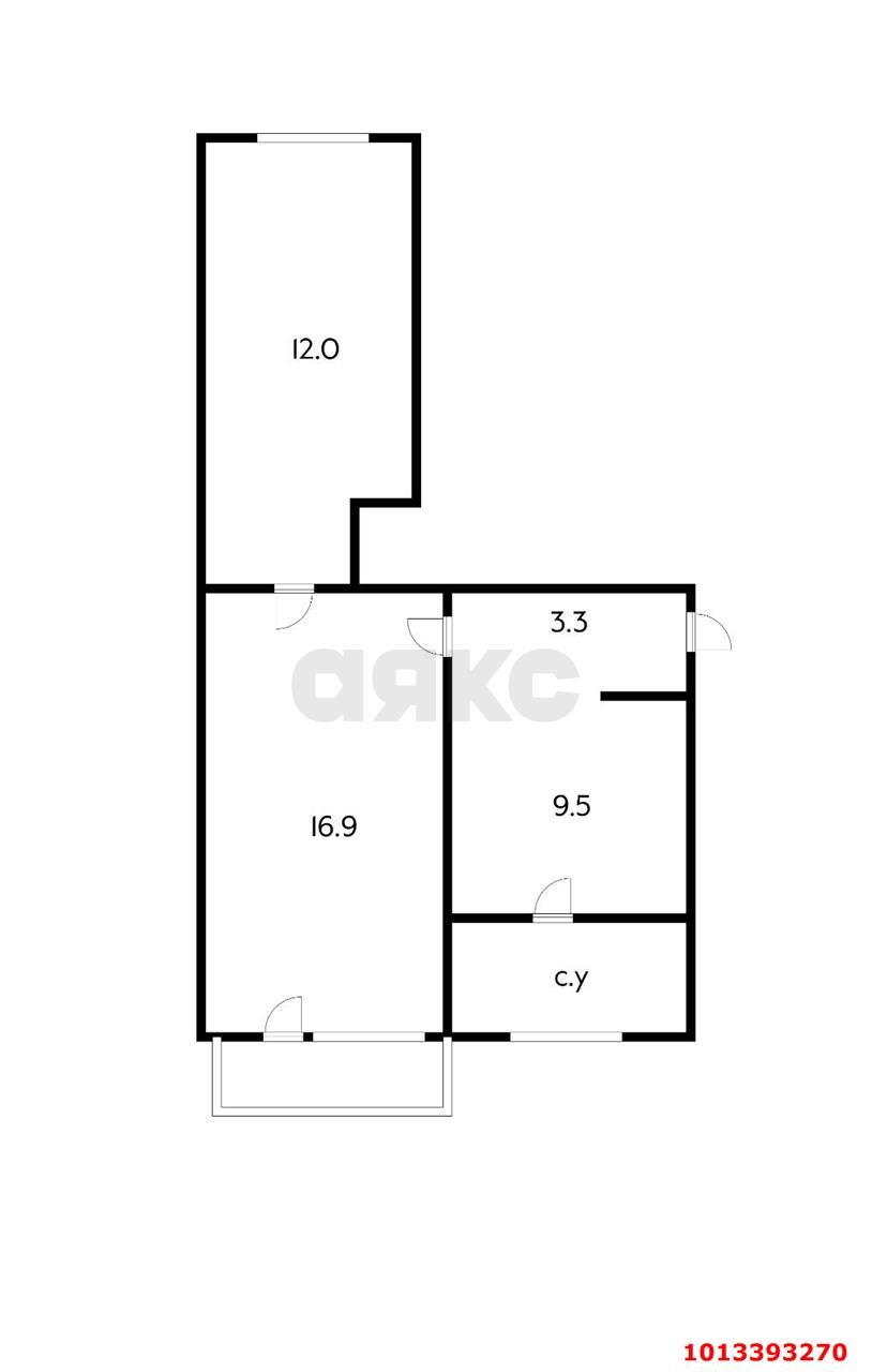 Фото №11: 2-комнатная квартира 45&nbsp;м², 2/2&nbsp;эт. - Кубанстрой, ул. Центральная, 26
