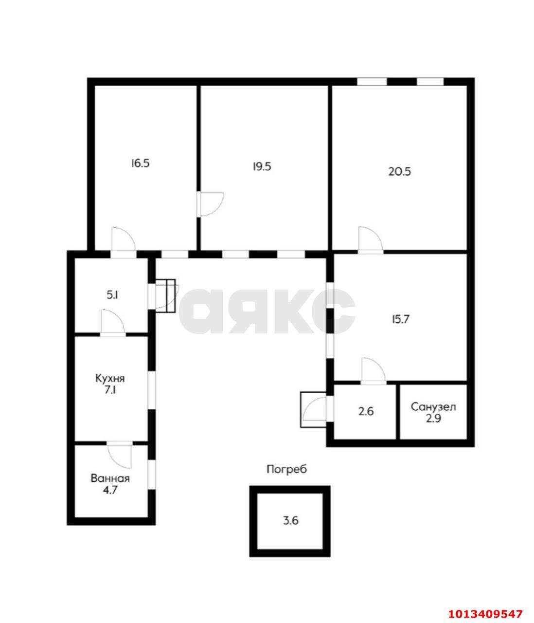 Фото №20: Дом 185&nbsp;м² + 4.77&nbsp;сот., 1&nbsp;эт. - Краснодар, Центральный внутригородской округ, мкр. Центральный, ул. Гоголя, 146
