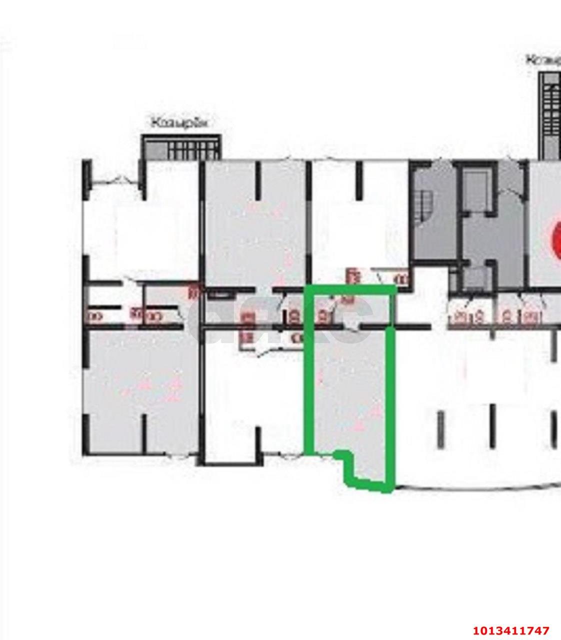 Фото №3: Торговое помещение 40&nbsp;м², 1/17&nbsp;эт. - Краснодар, Прикубанский внутригородской округ, имени Петра Метальникова, мкр. ЖК Выше, ул. Евгении Жигуленко, 25к2