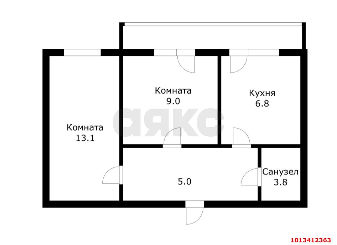 Фото №10: 2-комнатная квартира 37&nbsp;м², 3/5&nbsp;эт. - Новая Адыгея, ул. Тургеневское шоссе, 33с5