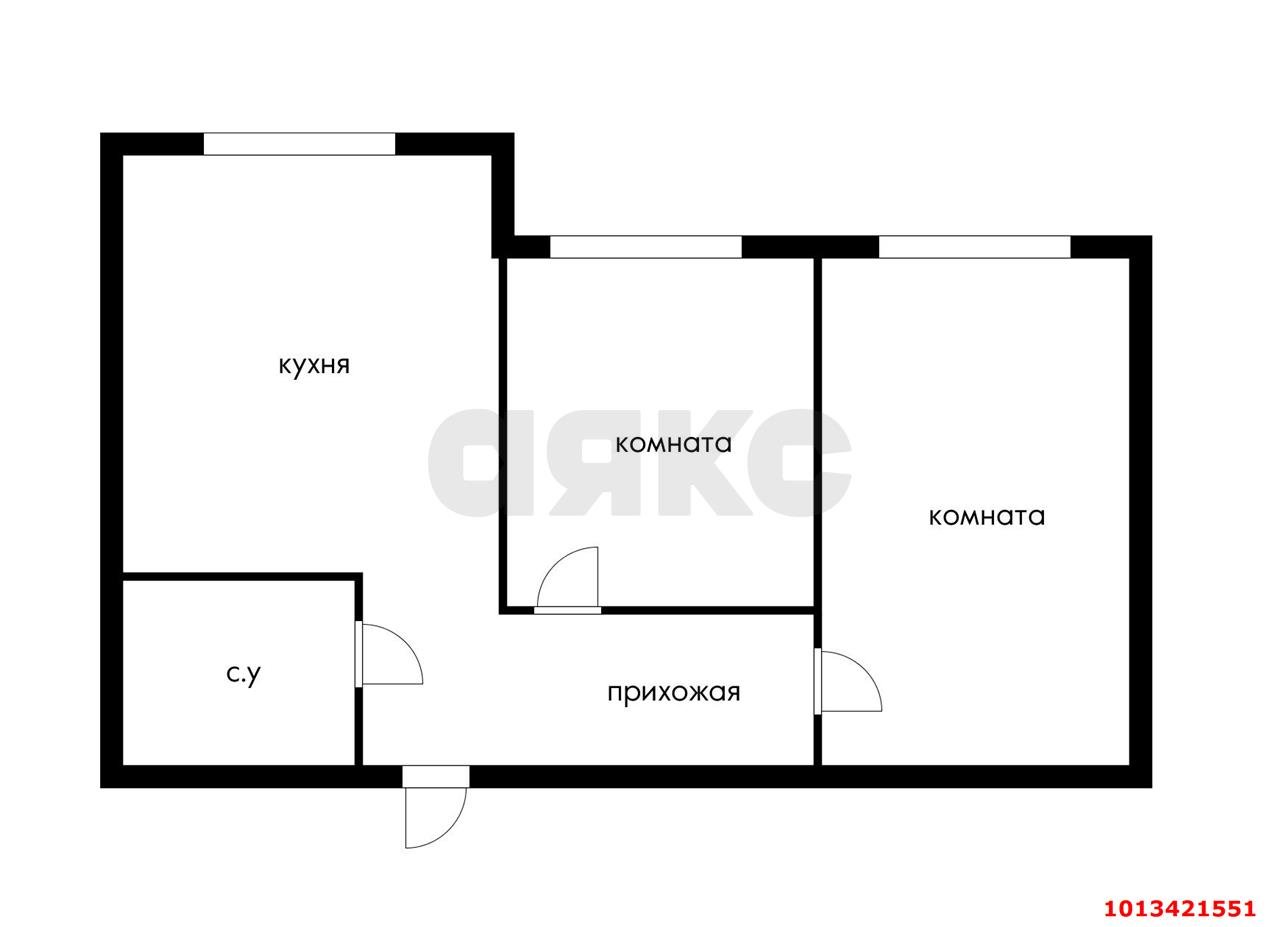 Фото №6: 2-комнатная квартира 60&nbsp;м², 6/19&nbsp;эт. - Краснодар, Прикубанский внутригородской округ, мкр. ЖК Красная Площадь, ул. Кореновская, 57к1
