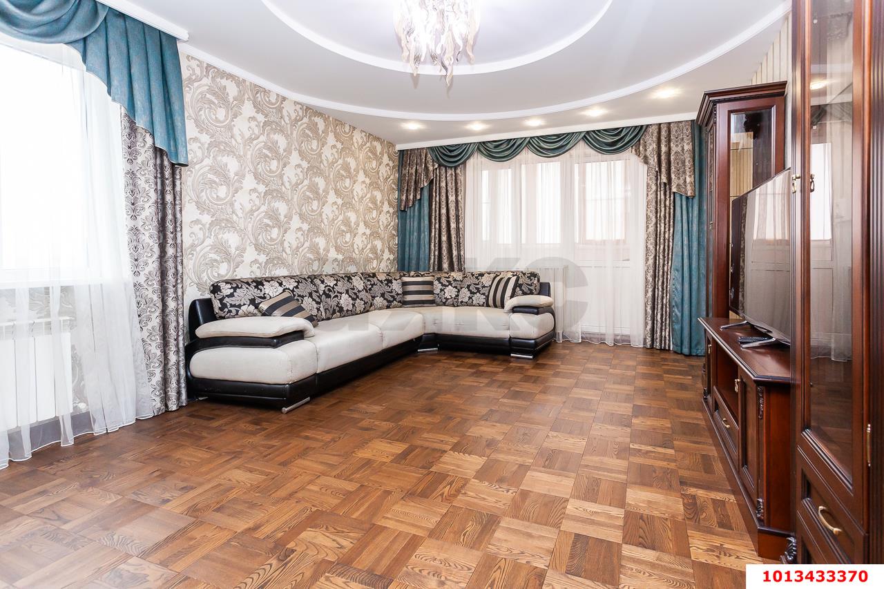 Фото №4: 4-комнатная квартира 114&nbsp;м², 12/16&nbsp;эт. - Краснодар, Кожзавод, мкр. Западный внутригородской округ, ул. Кожевенная, 54/1