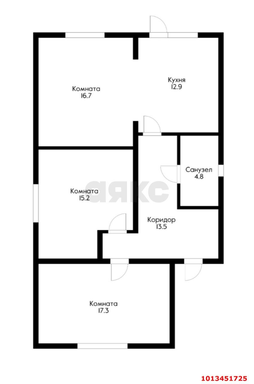 Фото №9: Дом 85&nbsp;м² + 6&nbsp;сот., 1&nbsp;эт. - Старокорсунская, мкр. Карасунский внутригородской округ, ул. Корсунская, 271