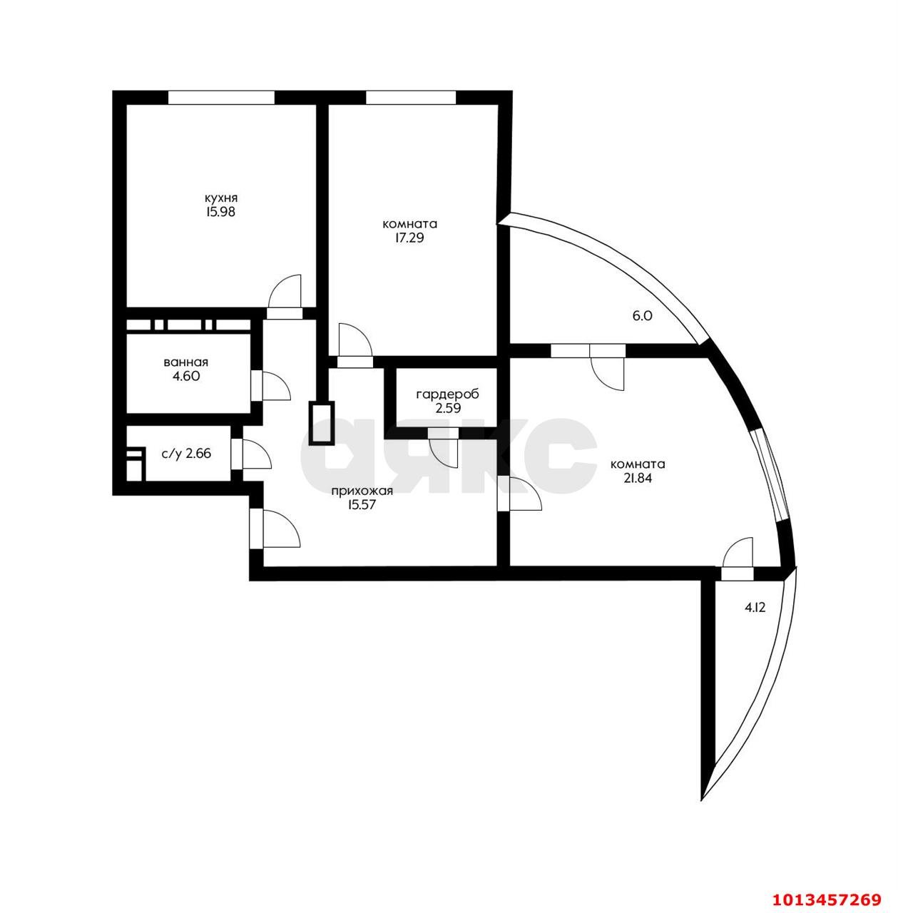 Фото №11: 2-комнатная квартира 90&nbsp;м², 4/24&nbsp;эт. - Краснодар, Кожзавод, ЖК Европейский, мкр. Западный внутригородской округ, ул. Кожевенная, 24
