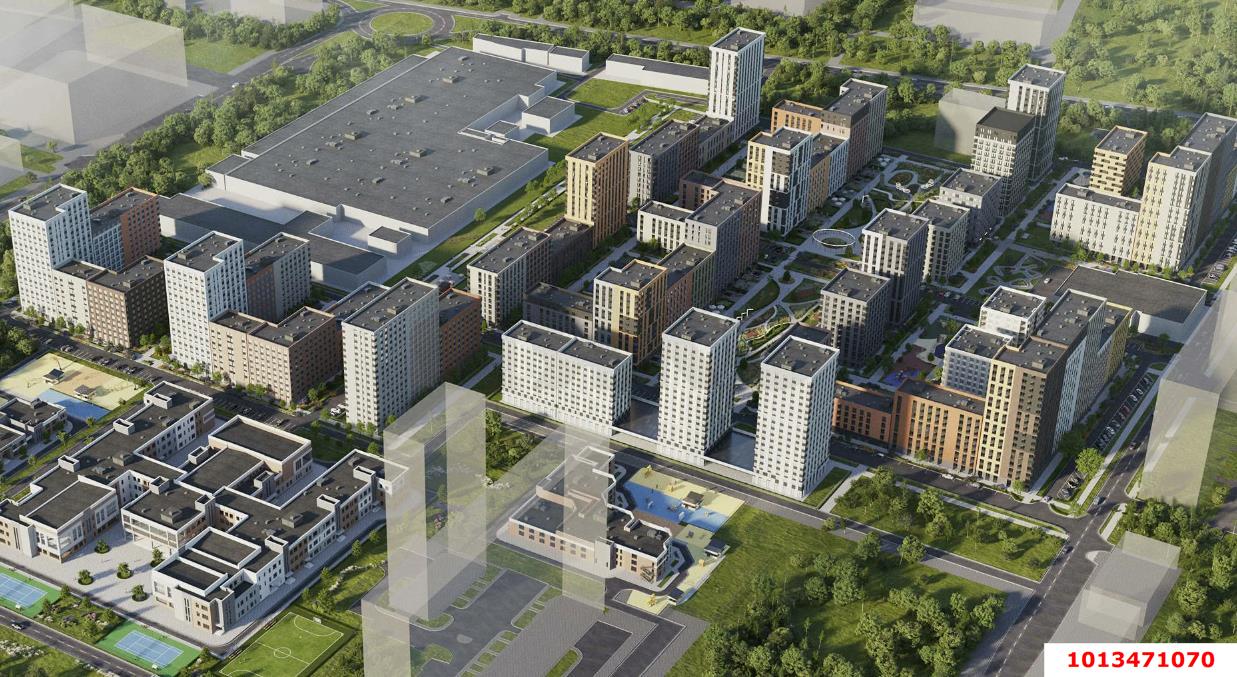 Фото №2: 1-комнатная квартира 37&nbsp;м², 6/13&nbsp;эт. - Краснодар, Карасунский внутригородской округ, Хлопчато-бумажный Комбинат, мкр. жилой квартал Патрики