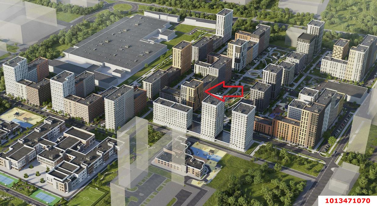 Фото №7: 1-комнатная квартира 37&nbsp;м², 6/13&nbsp;эт. - Краснодар, Карасунский внутригородской округ, Хлопчато-бумажный Комбинат, мкр. жилой квартал Патрики