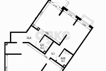 Фото №1: Торговое помещение 122&nbsp;м², 1/24&nbsp;эт. - Краснодар, мкр. жилой комплекс Свобода, ул. Домбайская, 55к6