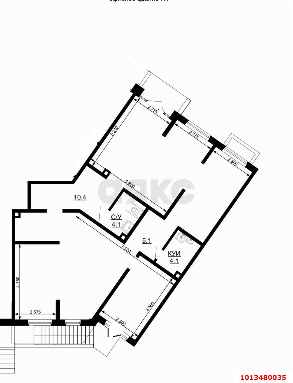 Фото №1: Торговое помещение 122&nbsp;м², 1/24&nbsp;эт. - Краснодар, Прикубанский внутригородской округ, мкр. жилой комплекс Свобода, ул. Домбайская, 55к6